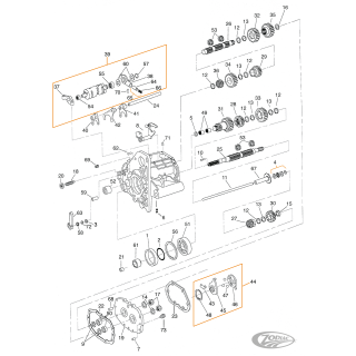 Transmission spacer 5-speed 79-84