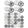 Wrath pulley 1" 66T Contrast Cut