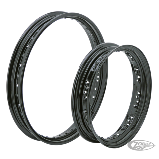 Rim black powdercoated 6.00x16-40H 05-up