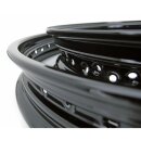 Dropcenter Felge 40 Loch schwarz für Harley Custom Umbau 2.25 X 18