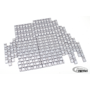 50Pck Stick on wheel weights zinc 60g