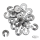25Pck clamp on wheel weight zinc 15g
