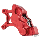 Left 6-piston caliper 14" red