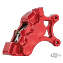 Right 6-piston caliper 14" red