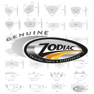 GZP Sintered Brake pads rear F*ST15-UP
