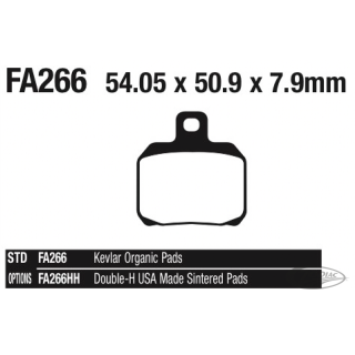 EBC-V RR brake pads FTR19-up