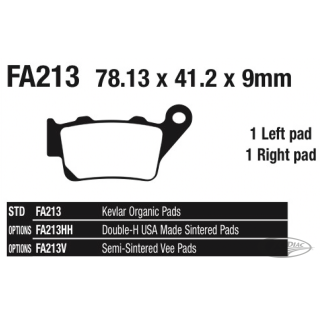 EBC-V series RR brake pads Scout 17-up