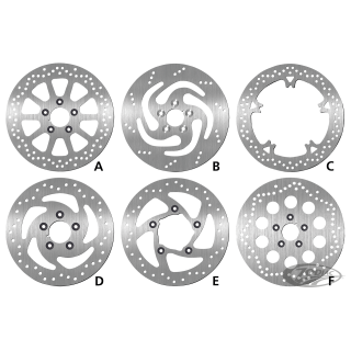 SBS 1 piece Brake disc 260mm 2,22" ID