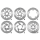 SBS 1 piece Brake disc 260mm 2,22" ID