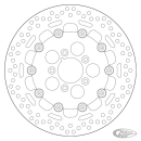 SBS floating Brake disc 11,5" 2,22"ID