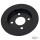 GZP Rr brake rotor EDC blk FLHTCUTG09-13
