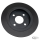 GZP Rr brake rotor EDC blk FLHTCUTG14-up