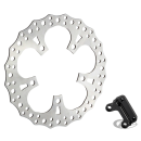 RH 13" Jagged Brake Rotor kit FLH/T14-UP