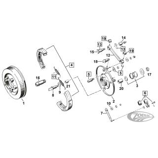 Bushing, brake shaft operating BT, WLC