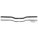 1" Handlebars Flat Cross BLK dimpled