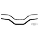 1" Handlebars Flat Track BLK dimpled