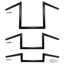 1" Handlebars Square 7" BLK dimpled