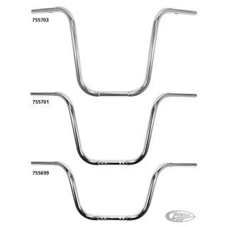 1" Classic Fat Ape Hanger 15" CHR TBW