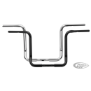 BURLY BAGGER BAR 13" APE BLK FLH/T08-UP
