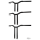 BURLY DOMINATOR STRAIGHT BAR, 12" Matt B