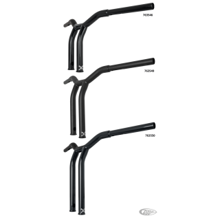 BURLY DOMINATOR RAKED BAR, 14" Gl Blk