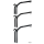 BURLY DOMINATOR RAKED BAR, 14" Gl Blk