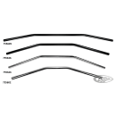 7/8" black Drag Bar 40" no dimples