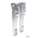Adjustable 10" riser set silver