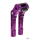 Vitys risers for FXBB/FXBR speedo purpl