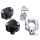 Chrome 1.5" High risers for 1.25" bars