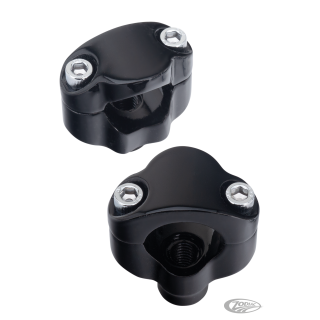 Black 1.5" High risers for 1.25" bars