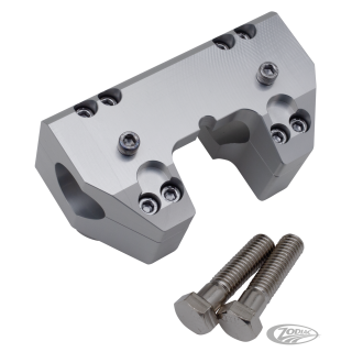 Aluminum FLH/T riser clamp for apehanger