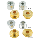P16 SOLID RISER BUSHINGS M8 Alu & brass