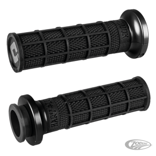 Hart Luck lock-on Indian grip Blk/blk/bl
