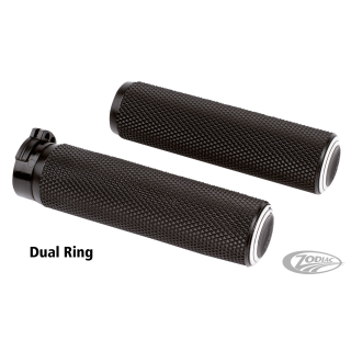 Dual Ring Fusion Grips - Black cable
