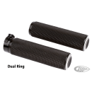Dual Ring Fusion Grips - Black cable