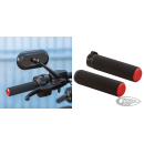 Knurled Fusion Grips - Red TBW