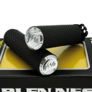 P16 & NESS KNURLED CABLE GRIPS Chrome