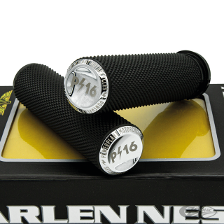 P16 & NESS KNURLED TBW GRIPS Chrome