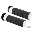 Black/Chrome Speedliner Grips CBL