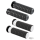 Black/Chrome Speedliner Grips CBL
