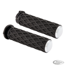 Black/Chrome Diamond Grips CBL