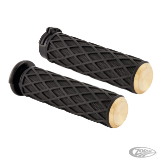 Black/Brass Diamond Grips TBW