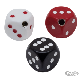 Dice shifter knob black w/ white dots