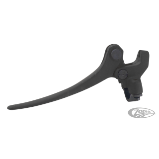 Handbrake lever w/bracket blk/chr 41-52