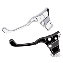 PM Clutch lever assembly chrome 84-06