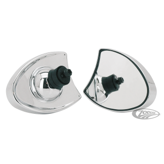 GZP Black BatWing 96-13 mirrors w/Light
