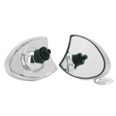 GZP Black BatWing 96-13 mirrors w/Light