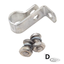 WhPltd Fr Wheel Brake Cable Tube Clamp X