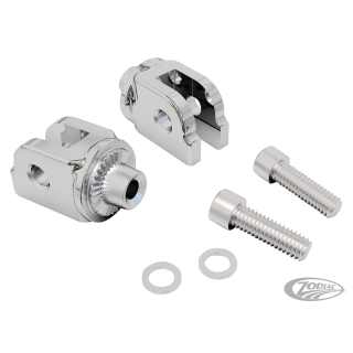 Chrome driver footrest adapters ST18-up
